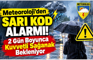 Meteoroloji’den Sarı Kod Alarmı! 2 Gün Boyunca...