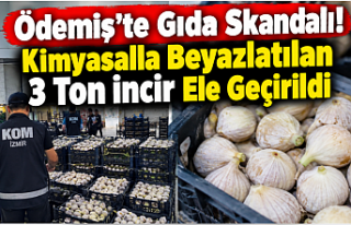 Ödemiş’te Gıda Skandalı! Kimyasalla Beyazlatılan...