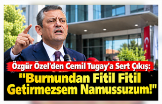 Özgür Özel’den Cemil Tugay’a Sert Çıkış:...