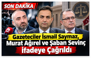 Son Dakika | Gazeteciler İsmail Saymaz, Murat Ağırel...