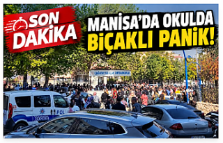SON DAKİKA! Manisa’da okulda bıçak paniği: Veliler...