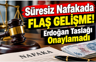 Süresiz Nafakada Flaş Gelişme! Erdoğan Taslağı...