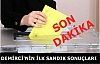 Demirci sandık sonuçları