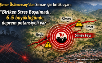 Şener Üşümezsoy’dan Simav için kritik uyarı: “Biriken Stres Boşalmadı, 6.5 büyüklüğünde deprem potansiyeli var”
