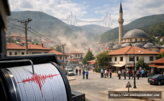 Simav’da Hafif Şiddette Deprem Panik Yarattı