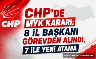 CHP'de MYK Kararı: 8 İl Başkanı Görevden Alındı, 7 İle Yeni Atama