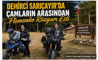 Demirci Sarıçayır’da Çamların Arasından Flamenko Rüzgârı Esti