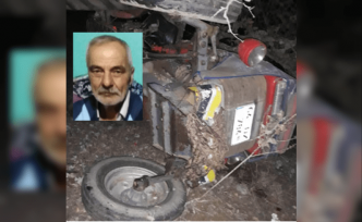Oduna gitti traktör devrildi can verdi