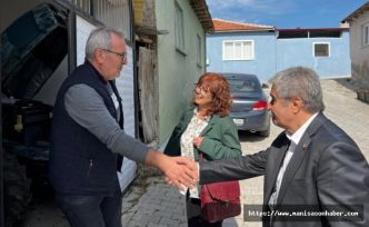 Manisa Soma'da meclis üyeleri mahallelerde