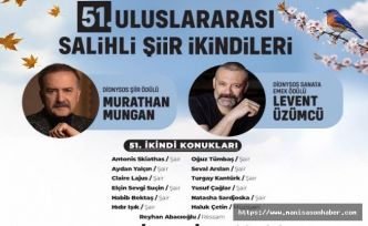 Uluslararası Salihli şiir ikindileri yeniden hayat buluyor
