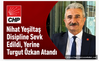 Nihat Yeşiltaş Disipline Sevk Edildi, Yerine Turgut Özkan Atandı