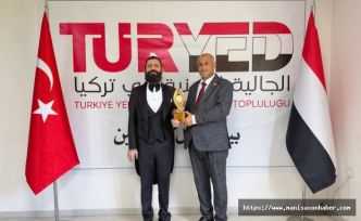 Akif Manaf’a “Yemen-Türkiye Dostluk ve Barış Ödülü”