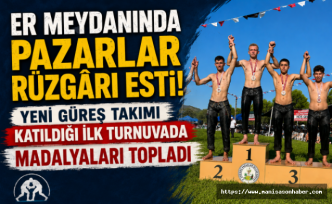 Er Meydanında Pazarlar Rüzgârı Esti! Yeni Güreş Takımı Katıldığı İlk Turnuvada Madalyaları Topladı