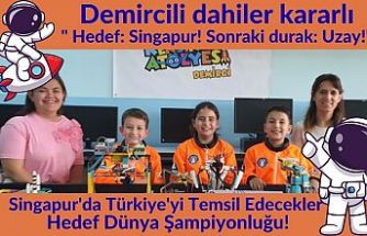 Demircili dahiler kararlı " Hedef: Singapur… Sonraki durak: Uzay!" Singapur'da Türkiye'yi Temsil Edecekler: Hedef Dünya Şampiyonluğu!