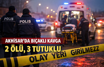 Akhisar’da bıçaklı kavga: 2 kişi hayatını kaybetti, 3 kişi tutuklandı