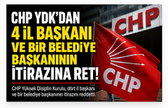 CHP YDK'dan Kritik Karar: 4 İl Başkanı ve Bir Belediye Başkanının İtirazı Reddedildi