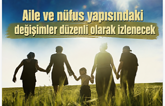 Aile ve nüfus yapısındaki değişimler düzenli olarak izlenecek