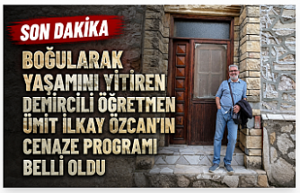 Demircili Öğretmen Ümit İlkay Özcan Son Yolculuğuna Uğurlanıyor