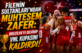 Filenin Sultanları'ndan Muhteşem Zafer: Brezilya'yı Devirip VNL Kupasını Kaldırdı