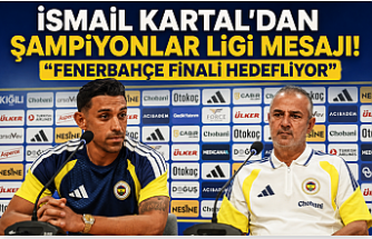 İsmail Kartal'dan Şampiyonlar Ligi Mesajı! "Fenerbahçe Finali Hedeflemeli"