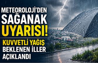 Meteoroloji'den sağanak uyarısı! Kuvvetli yağış beklenen iller açıklandı