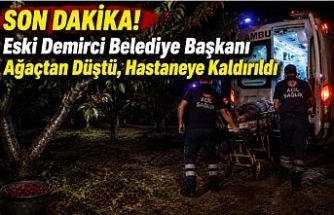 SON DAKİKA! Eski Demirci Belediye Başkanı Ağaçtan Düştü: Kaburgaları Kırıldı