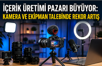 İçerik Üretimi Pazarı Büyüyor: Kamera ve Ekipman Talebinde Rekor Artış