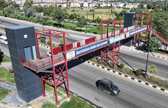 Manisa’da üst geçide asansör kolaylığı