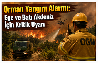 Orman Yangını Alarmı: Ege ve Batı Akdeniz İçin Kritik Uyarı