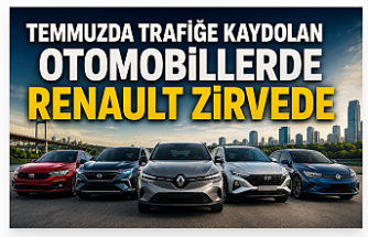 Temmuz Ayında Trafiğe Kaydolan Otomobillerde Renault Zirvede