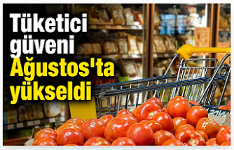 Tüketici güveni Ağustos'ta yükseldi
