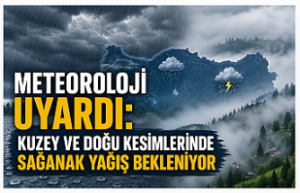 Meteoroloji Uyardı: Kuzey ve Doğu Kesimlerinde Sağanak Yağış Bekleniyor