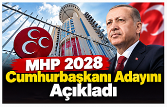 MHP 2028 Cumhurbaşkanı Adayını Açıkladı