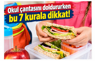 Okul çantasını doldururken bu 7 kurala dikkat!