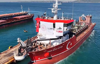 Yerli dizaynla ilk emici özellikli tarama gemisi mavi sularda