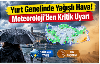 Yurt Genelinde Yağışlı Hava! Meteoroloji’den Kritik Uyarı
