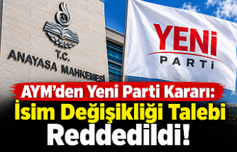 AYM’den Yeni Parti Kararı: İsim Değişikliği Talebi Reddedildi!