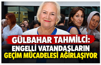 “ENGELLİ VATANDAŞLARIN GEÇİM MÜCADELESİ AĞIRLAŞIYOR”