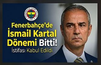 Fenerbahçe’de İsmail Kartal Dönemi Bitti! İstifası Kabul Edildi