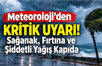 Meteoroloji’den Kritik Uyarı! Sağanak, Fırtına ve Şiddetli Yağış Kapıda