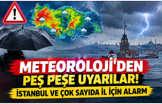 Meteoroloji’den Peş Peşe Uyarılar! İstanbul ve Çok Sayıda İl İçin Alarm