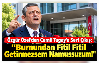 Özgür Özel’den Cemil Tugay’a Sert Çıkış: “Burnundan Fitil Fitil Getirmezsem Namussuzum!”