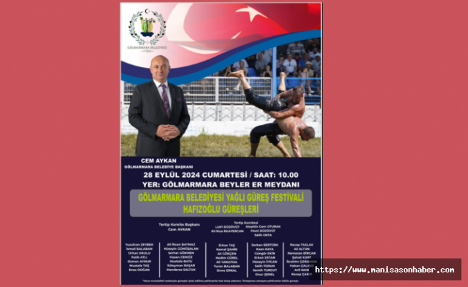 Yağlı Güreş Festivali Hafızoğlu Güreşleri, 28 Eylül Cumartesi günü