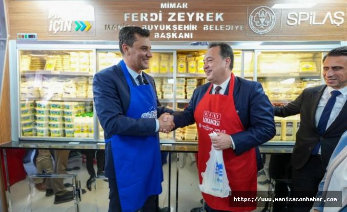 Manisa'da Kent Lokantası ve Halk Mandıra Akhisar’da hizmete açıldı