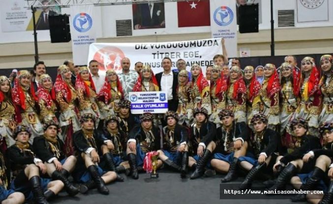 Yunusemre Belediyespor Halk Oyunlarında Ege Bölge Şampiyonu