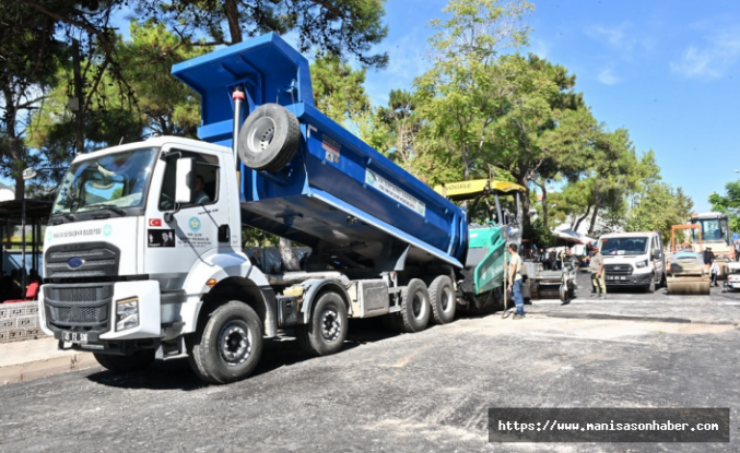 Manisa Kırkağaç’a 5 bin ton sıcak asfalt seriliyor