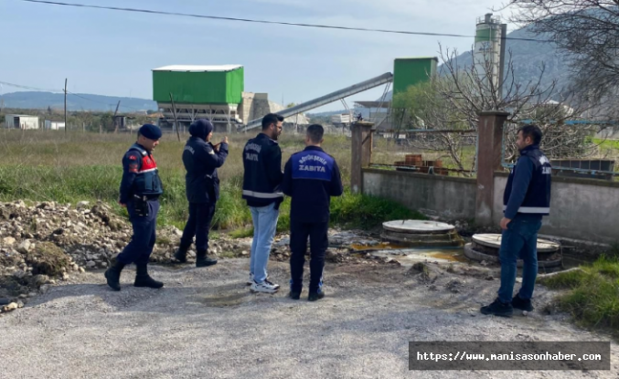 Manisa’da Çevreyi Kirleten İşletmeye Müdahale