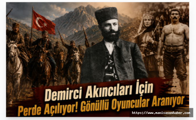 Demirci Akıncıları İçin Perde Açılıyor! Gönüllü Oyuncular Aranıyor