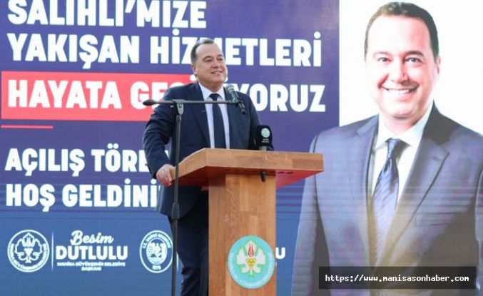 Manisa Büyükşehir ve Salihli Belediyesi'nden yatırım seferberliği
