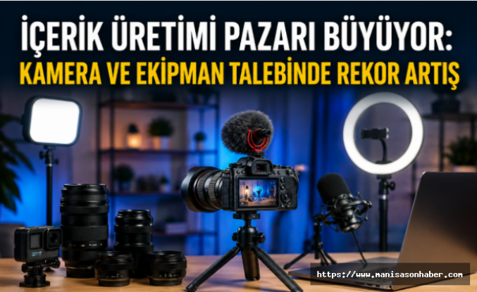 İçerik Üretimi Pazarı Büyüyor: Kamera ve Ekipman Talebinde Rekor Artış